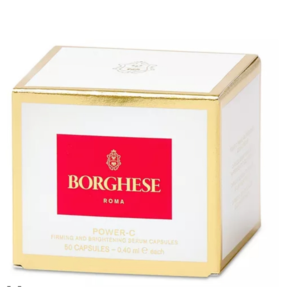 $89 MSRP Borghese Power-C Firming & Brightening Serum Capsules 50 Capsules NIB